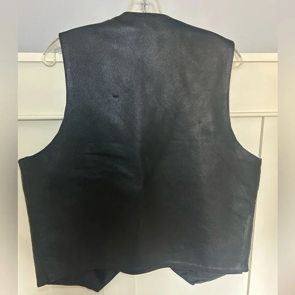 Vintage GMC motorcycle leather vest - Picture 8 of 8